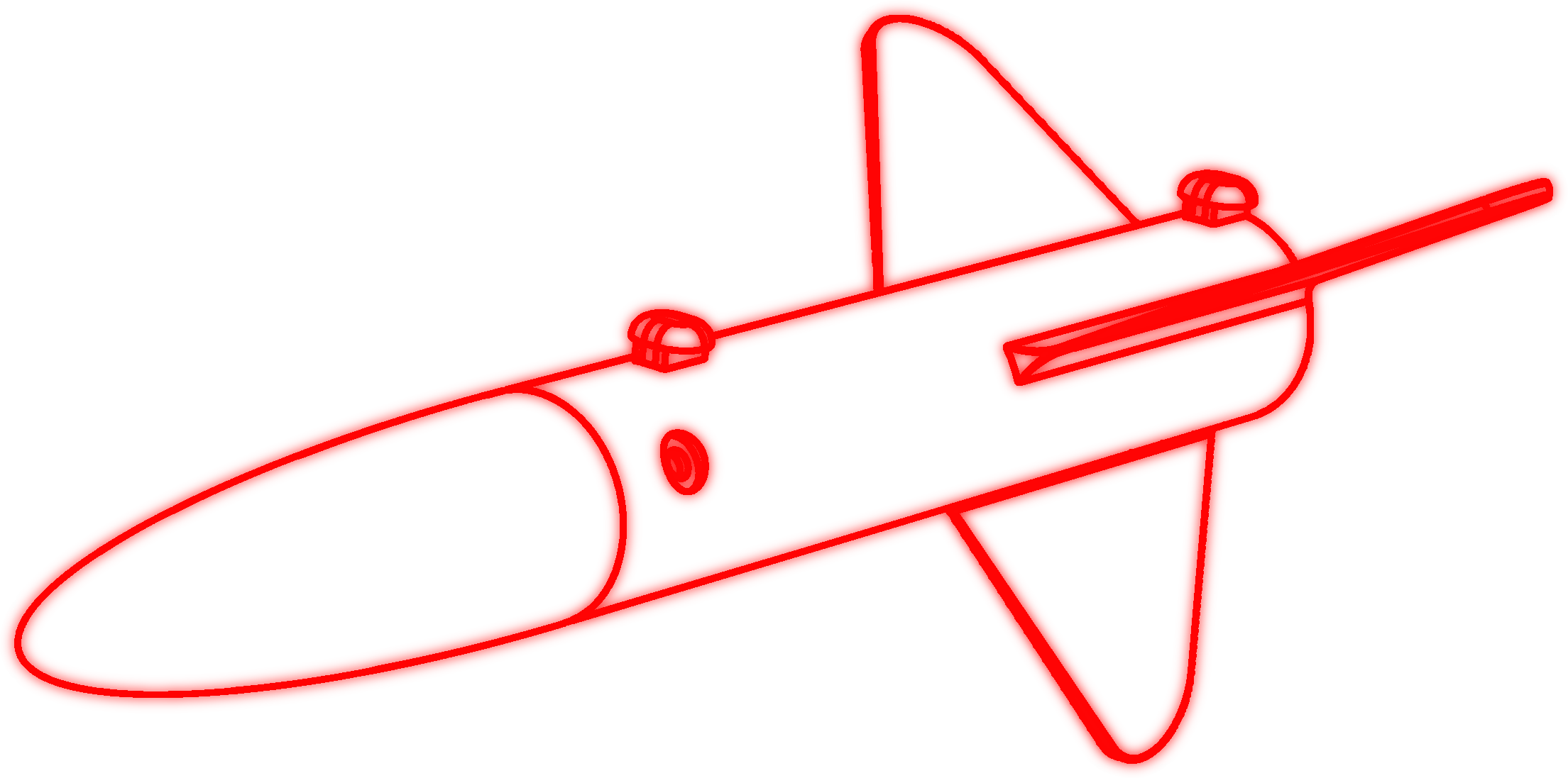 Ultra Lightweight Rocket Wireframe